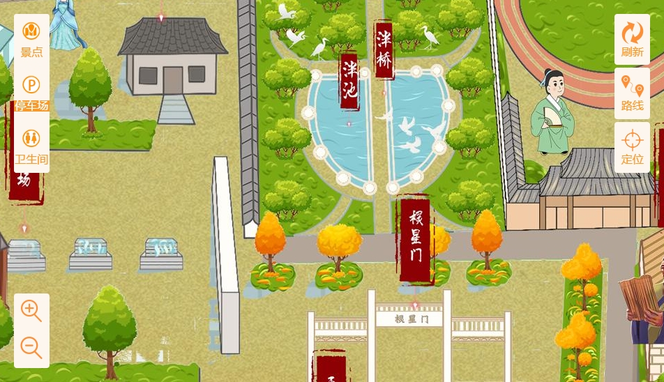 青冈手绘地图景区语音讲解导览系统：智慧景区建设的基石